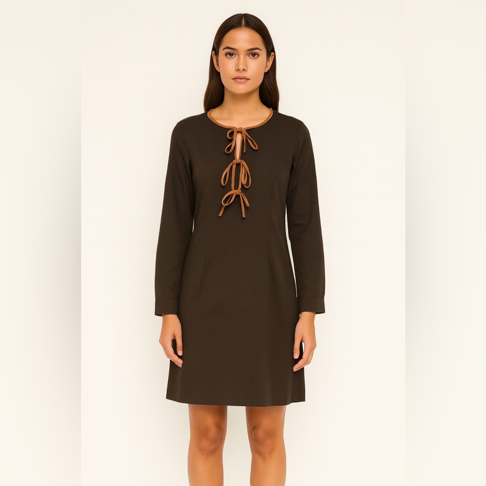 SHEIN Black Long Sleeve Dress